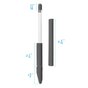 Silicone Antislip Grip voor Apple Pencil 4 delige extra Bescherming - Grijs