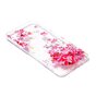 Kleurrijk Transparant Bloemen Hoesje TPU iPhone XR - Roze