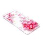 Kleurrijk Transparant Bloemen Hoesje TPU geschikt voor iPhone XR - Roze