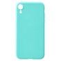 Flexibele TPU Case Mat iPhone XR - Cyaan