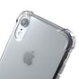 Transparante Shockproof Case TPU iPhone XR - Transparant Grijs