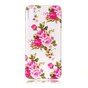 Glow In The Dark TPU Hoesje rozen iPhone XR - Wit Roze