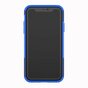 Shockproof Autoband hoesje TPU iPhone XR Case met Standaard - Blauw