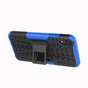 Shockproof Autoband hoesje TPU iPhone XR Case met Standaard - Blauw