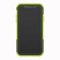 Shockproof Autoband hoesje TPU geschikt voor iPhone XR Case met Standaard - Groen