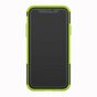 Shockproof Autoband hoesje TPU iPhone XR Case met Standaard - Groen