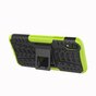 Shockproof Autoband hoesje TPU geschikt voor iPhone XR Case met Standaard - Groen