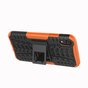 Shockproof Autoband hoesje TPU iPhone XR Case met Standaard - Oranje