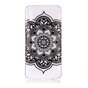 Mandala hoesje TPU iPhone XS Max Case - Zwart Transparant