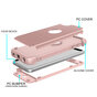 Armor Schokbestendig Silicone Polycarbonaat iPod Touch 5 6 7 hoesje - Roze