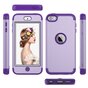 Armor Schokbestendig Silicone Polycarbonaat iPod Touch 5 6 7 hoesje - Paars