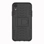 Hybride standaard case shockproof hoesje iPhone XS Max - Zwart