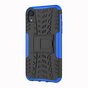 Hybride standaard case shockproof hoesje geschikt voor iPhone XS Max - Blauw