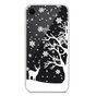 Kerst flexibel sneeuw hoesje winter case christmas iPhone XR - Transparant