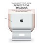 Bestand MacBook standaard Aluminium Design Ergonomische Laptop houder - Zilver