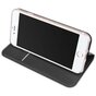 Dux Ducis Cover booklet case hoesje met flap leren hoes geschikt voor iPhone 7 8 - Zwart