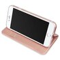 Dux Ducis Cover booklet case hoesje met flap leren hoes iPhone 7 8 - Rose Gold