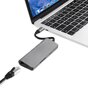 Multifunctionele USB-C PD Hub met 4K HDMI SD TF kaartlezer 2x USB 3.0 RJ45 Gigabit Ethernet Adapter voor Macbook