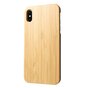 Houten hoesje TPU iPhone XS Max Cover - Bruin case