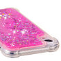 Glitter Poeder Beschermend hoesje TPU iPhone XR - Roze Case