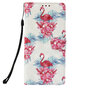 Flamingo Wallet iPhone XR Kunstleer TPU Case - Bloemen