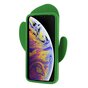 Cactus Silicone Hoesje iPhone XS Max cover - Groen case