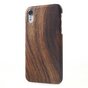 Hout look iPhone XR Hardcase hoesje - Bruin Hout Textuur