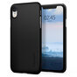 Spigen Thin Fit case bescherming iPhone XR - Zwart hoesje