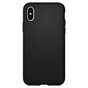 Spigen Liquid Air case iPhone XS hoesje - Mat zwart