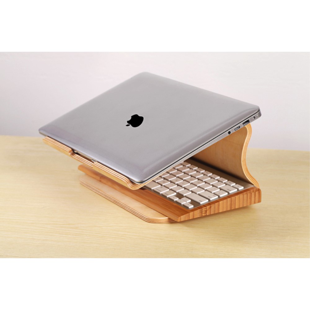 Houten Laptop MacBook Pro to 15 inch Steun Bureau Standaard Stand