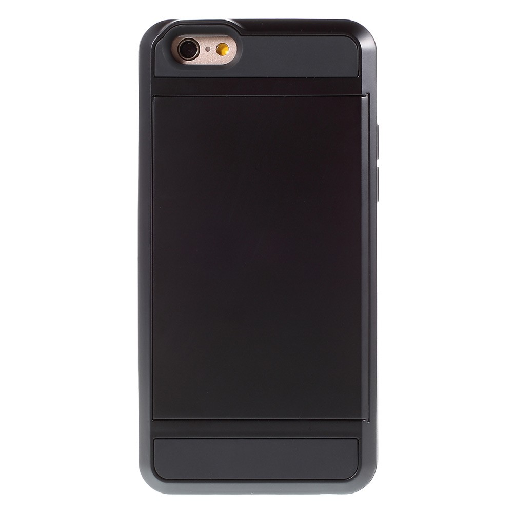 Secret hoesje iPhone 6/6s Hardcase - Portemonnee - Wallet - Zwart