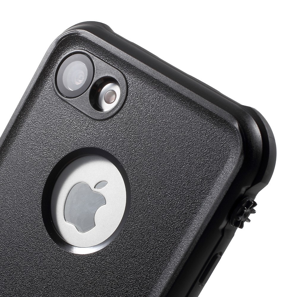 Waterdicht hoesje iPhone 8 SE 2022 zwart waterproof case