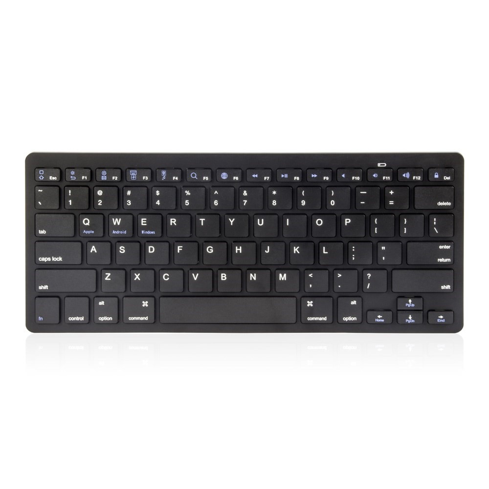 Bluetooth toetsenbord mini keyboard - QWERTY - Zwart