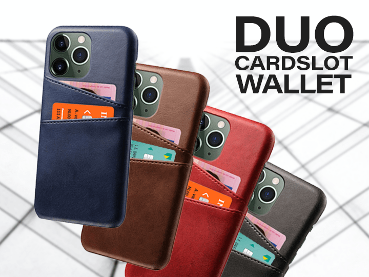Duo Cardslot Wallet iPhone Case