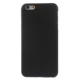 Effen zwart TPU hoesje iPhone 6 Plus 6s Plus silicone cover Black_