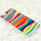 Fel gekleurde hardcase geschikt voor iPhone 6 Plus 6s Plus Regenboog kleuren hoesje Verfdesign_