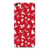 Kerstmis hoesje rood iPhone 6 en 6s TPU Christmas case Red Kerst cover_