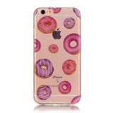 Donut hoesje doorzichtig TPU iPhone 6 en 6s case_