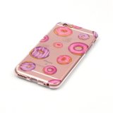 Donut hoesje doorzichtig TPU geschikt voor iPhone 6 en 6s case_