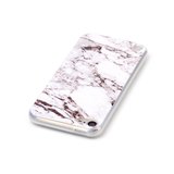 Wit iPod Touch 5 6 7 marmer TPU hoesje marble case_