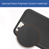 Anti-Gravity case hands-free selfie cover zwart iPhone 7 Plus 8 Plus hoes nano coating_