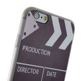 Filmklapper silicone iPhone 6 Plus 6s Plus hoesje case cover_