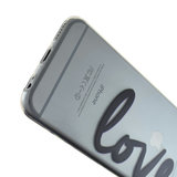 TPU doorzichtig hoesje iPhone 6 6s love cover_