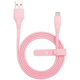 MOMAX MFi Lightning USB Cable 1 meter - Roze oplaadkabel_