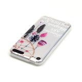 Doorzichtig hoesje dromenvanger paars roze iPod Touch 5 6 7_