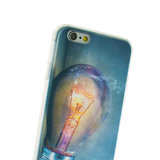 Gloeilamp iPhone 6 6s TPU case cover - Industrieel Lightbulb hoesje_