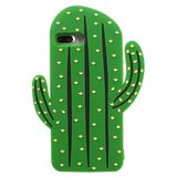 Silicone cactus case iPhone 7 Plus 8 Plus hoesje - Groen_