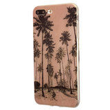 Tinystories Handgeschilderde palmbomen illustratie hoesje iPhone 7 Plus 8 Plus - Palm Case_