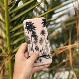 Tinystories Handgeschilderde palmbomen illustratie hoesje iPhone 7 Plus 8 Plus - Palm Case_