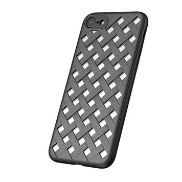 Baseus Geweven TPU Hoesje geschikt voor iPhone 7 8 SE 2020 SE 2022 - Zwart Baseus Geweven TPU Hoesje geschikt voor iPhone 7 8 SE 2020 SE 2022 - Zwart